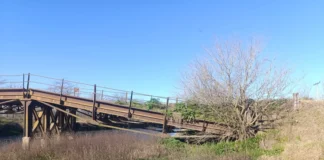 Vuelven a reclamar la reparación del puente de García