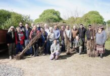 Nueva entrega de plantas duraznales apoyando la producción merecedino