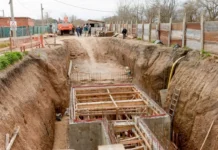 Desde Provincia destacan el avance de la construcción del nuevo colector cloacal