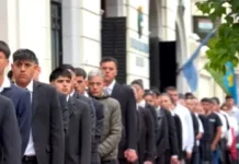 Aspirantes a la Escuela de policía