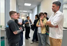 Cursantes de Seguridad e Higiene visitan centro de salud