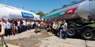 Concretan simulacro relacionado con materiales peligrosos