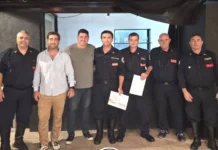 Bomberos cerró el año con un acto donde entregaron distinciones