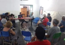 Encuentro con vecinos por obras cloacales