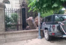 Accidente con suerte en la mañana del domingo