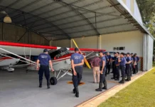 Bomberos concretó capacitación en el Aeroclub Mercedes