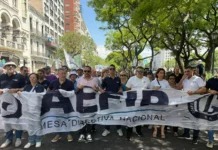La CGT Mercedes participó de la movilización contra la reforma laboral