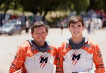 Motocross: Mateo y Titi Larrondo consiguieron estar entre los 10 mejores de sus categorías