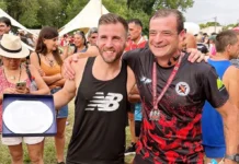 Bomberos Corre congregó a una multitud en las calles de la ciudad