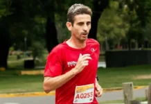 Martín Moras en los 10 K de Palermo
