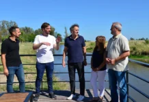 Avanzan obras en el paseo ribereño de Suipacha