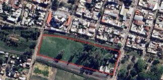 Un predio que ahora está en venta, pero sigue sin fecha