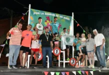 Agustín Deprati entre los de punta en la maratón de Reyes de Chivilcoy