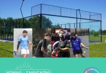 INAUGURAN CANCHA DE PADEL EN EL PARQUE MUNICIPAL