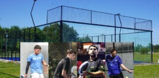 INAUGURAN CANCHA DE PADEL EN EL PARQUE MUNICIPAL