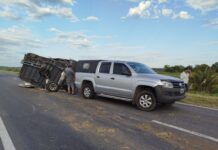 VUELCO EN RUTA 5: VACACIONES FRUSTRADAS PARA INVOLUCRADOS