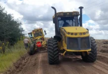 Intensos trabajos de mantenimiento y mejora de los caminos rurales