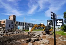 Trabajos, cortes y desvíos por obras en el ex Acceso Sur