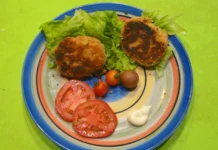 Hamburguesas de garbanzos y avena