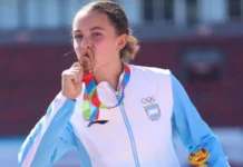 Juana Marino en lo más alto del atletismo sudamericano