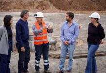 Ustarroz recibió a Katopodis y recorrieron obras y gestión por la ciudad