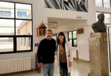 Hospital: visita de director provincial de Infraestructura