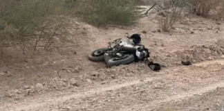 San Juan: motociclista mercedino perdió la vida en accidente sobre Ruta 40