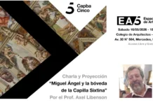 Charla y proyección sobre la Capilla Sixtina en el Colegio de Arquitectos