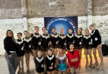 Gran debut del Club Mercedes en la Liga de Patín del Oeste