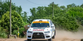 Luis Zuffo en el Rally de Salto