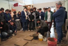 Alumnos de Industrial fabricarán baldosones para renovar veredas de la Escuela Normal