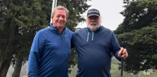 Daniel Bonamino y Orlando Pereyra, la mejor pareja del sábado en el Golf Club Mercedes