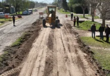 Comenzó etapa de pavimentación en Avenida San Martín