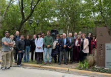 Mercedes homenajeó al Dr. Fortunato Benaím con la inauguración de un monumento frente al Colegio Nacional