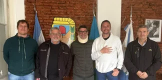 Daniel Kunkel visitó Mercedes y se reunió con referentes sindicales y sociales