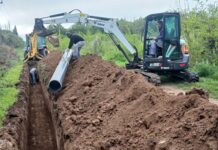 Obra histórica en la red de agua: comenzó el recambio del troncal en barrio San Jorge